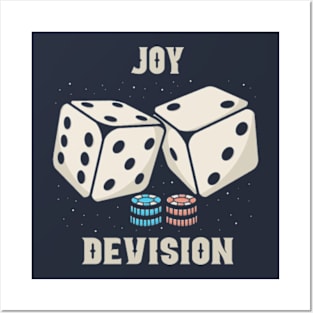 joy devision Dice Posters and Art